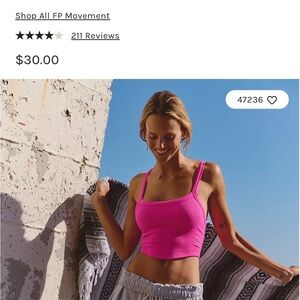 Free People Movement Tank Top XS/S